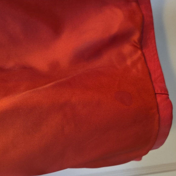 Brass Plum Nordstom Red Leather Jacket And Skirt Size P - Picture 16 of 16